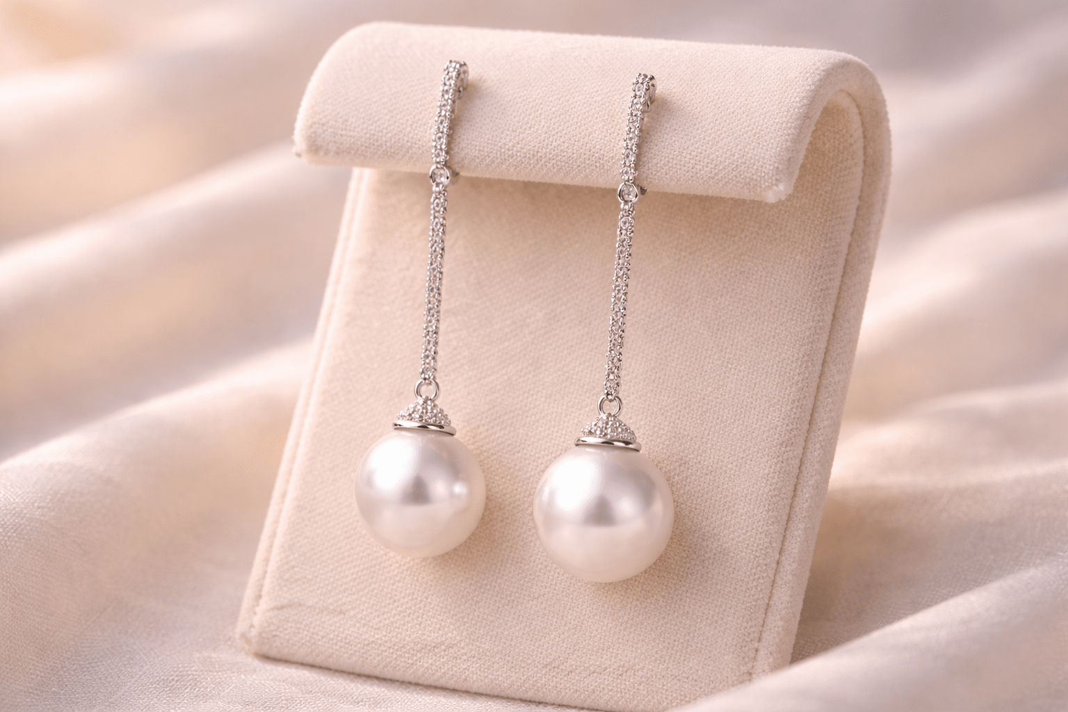 pearlsonly-blog-100-image-2-pearl - Η κομψότητα των μεσαίου μήκους σκουλαρικιών με κρεμαστή πέρλα - Κοσμήματα με πέρλες - pearlsonly