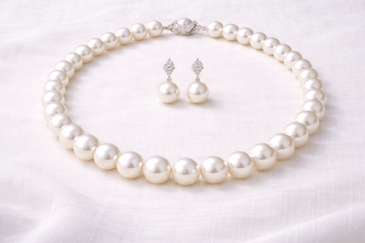pearlsonly-blog-109-image-4-pearl - Σετ κολιέ και σκουλαρίκια λευκών μαργαριταριών - Κοσμήματα Μαργαριταριών - pearlsonly