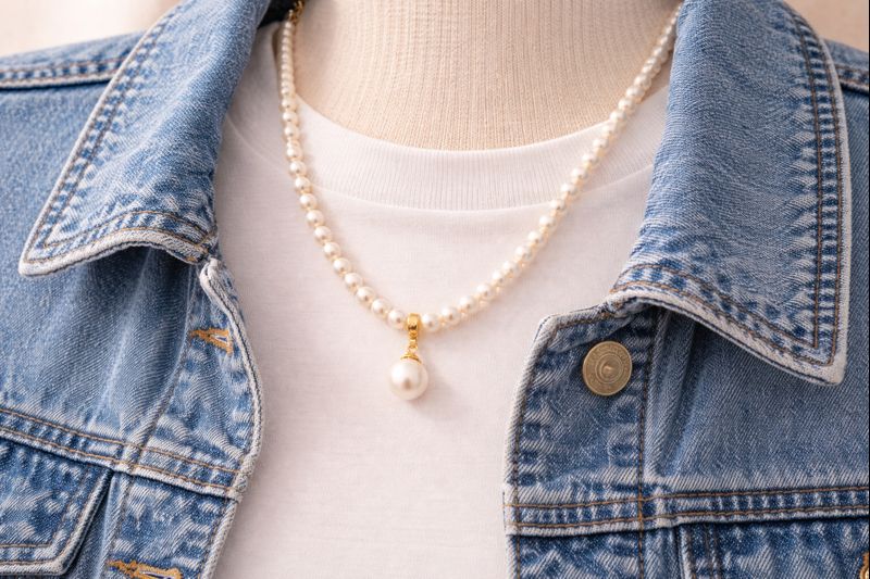 pearlsonly-blog-111-image-6-pearl - Casual styling με κολιέ μαργαριταριών και κρεμαστό - Κοσμήματα μαργαριταριών - pearlsonly