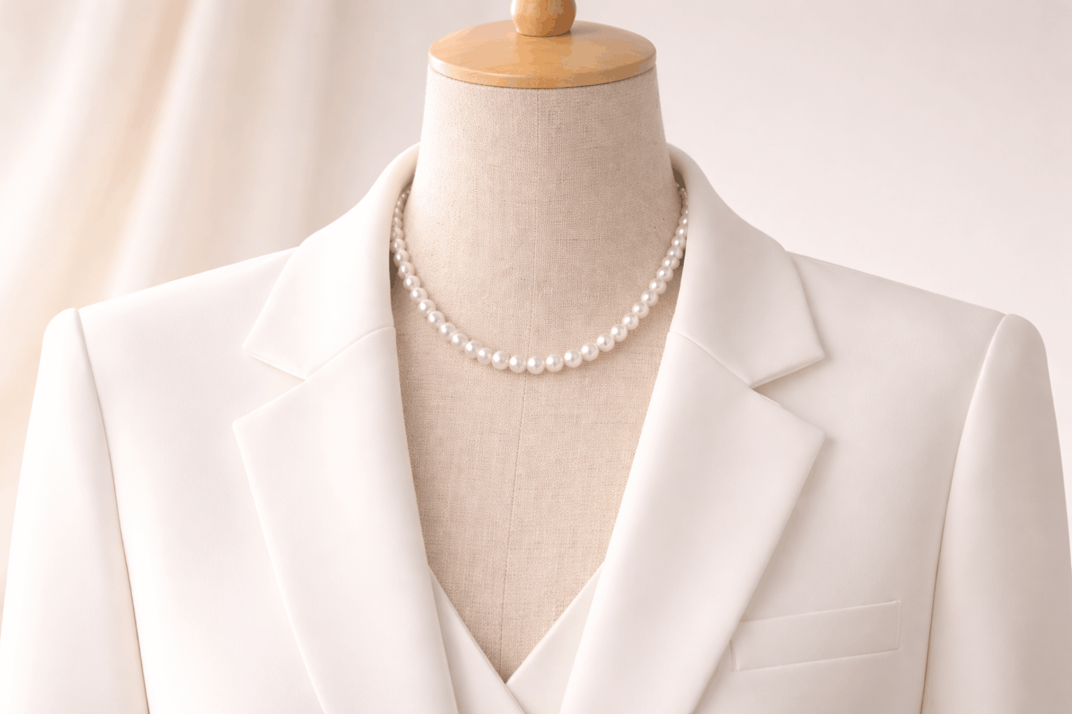 pearlsonly-blog-113-image-2-pearl - Λευκό blazer με κολιέ από μαργαριτάρια - Κοσμήματα με μαργαριτάρια - pearlsonly