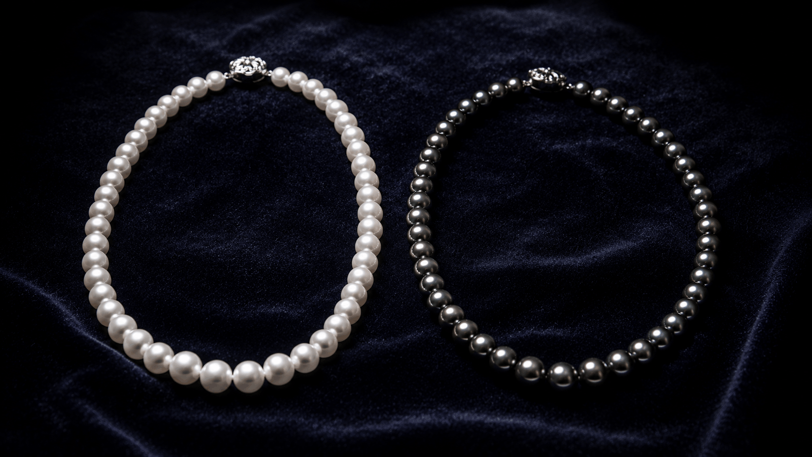 03. Λευκές vs Μαύρες Japanese Akoya Pearls