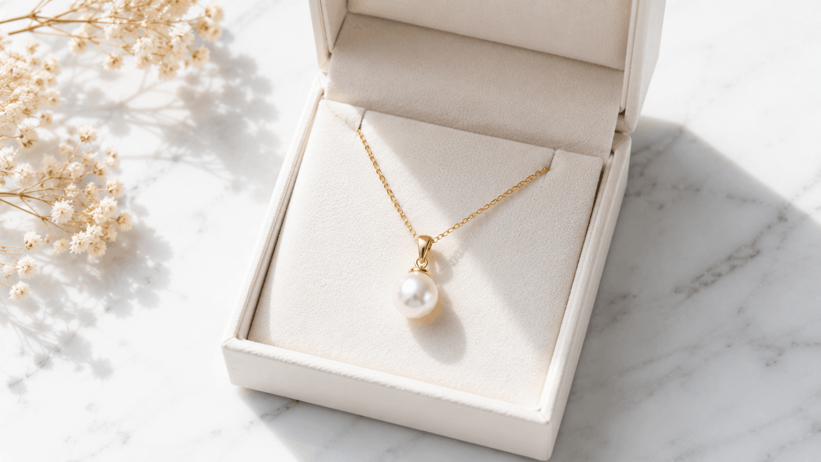 05. Freshwater pearl pendant ως δώρο